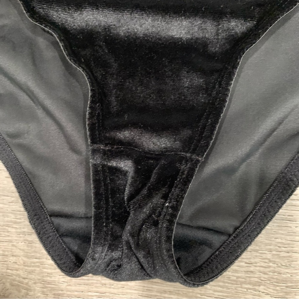 NWT Juicy Couture Velvet Holiday Bodysuit - Picture 5 of 6